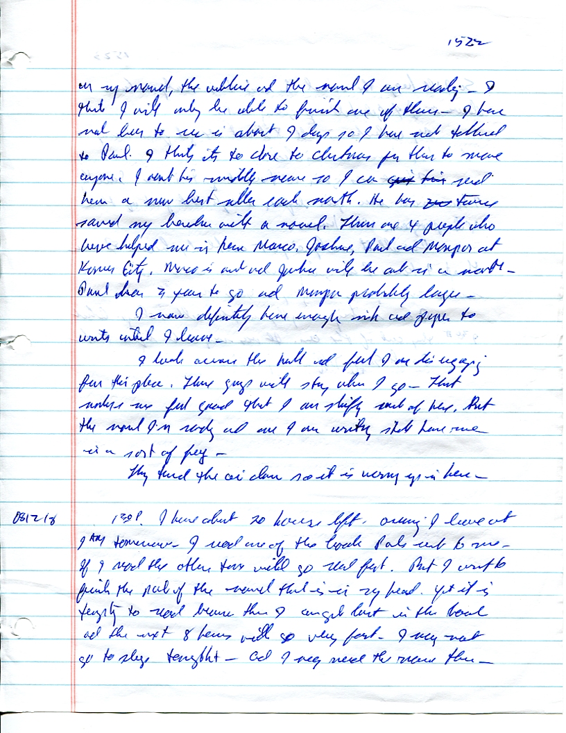 Dr John WorldPeace 2008 Prison Journal